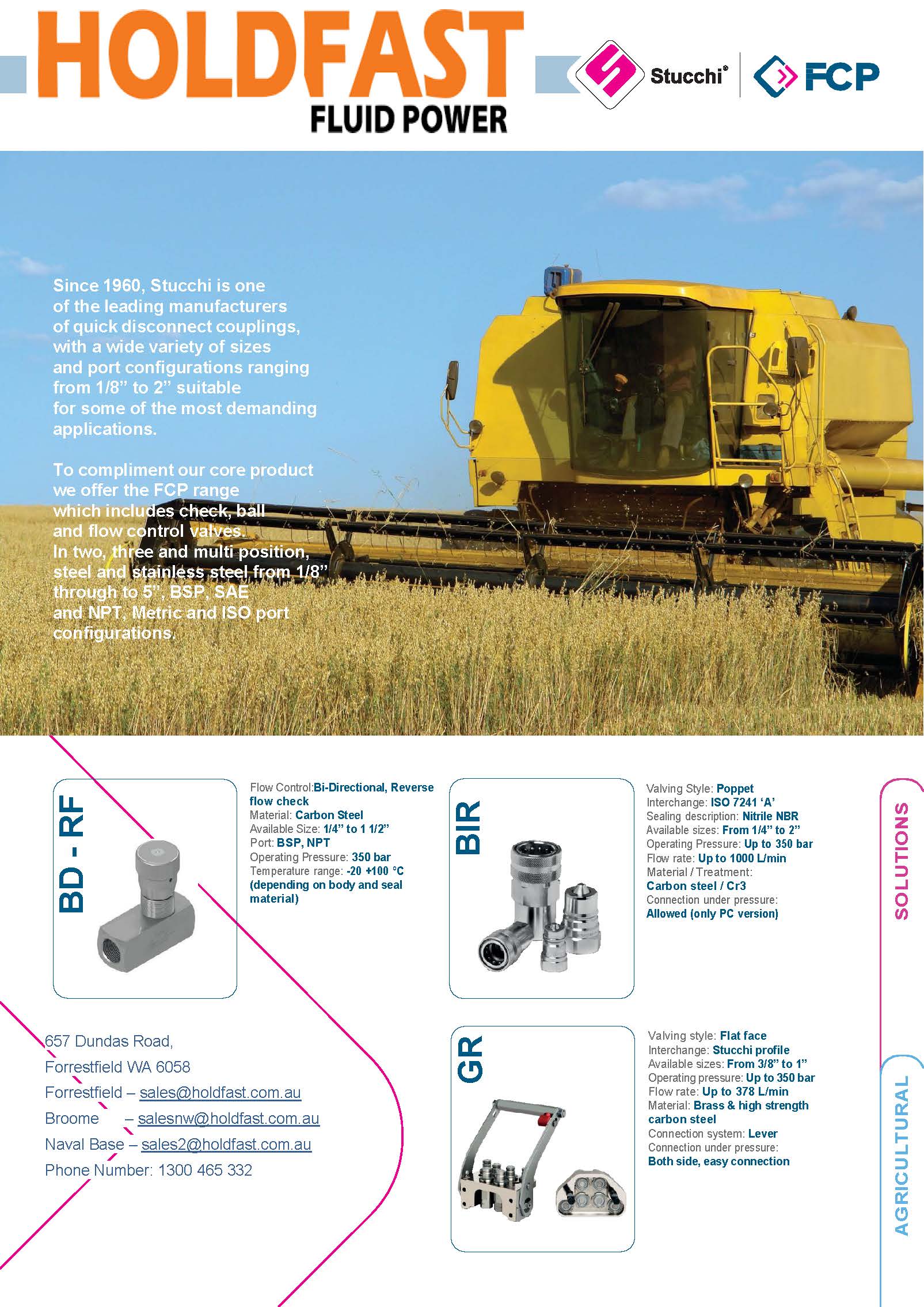 Holdfast Industry Flyer-Agriculture